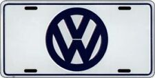 Vintage Volkswagen VW Metal/Aluminum novelty license plate embossed - Old Stock picture