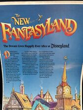 1983 New Fantasyland opens at Disneyland Los Angeles Times newspaper supplement picture