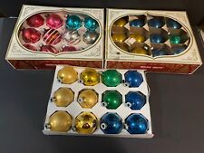 Retro Vintage Shiny Brite Ornaments - 24 36 Ornaments In Varying Colors picture