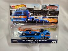 💎 2020 Hot Wheels Team Transport ‘70 Plymouth Superbird & Wide Open NEW 1:64 picture