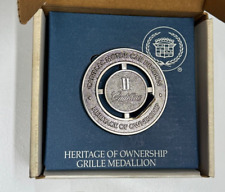 Cadillac Heritage Of Ownership grille Medallion II plus box and mount NIB picture