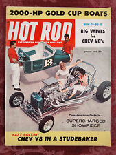 RARE HOT ROD Magazine October 1959 Gold Cup Boats Chev V-8 in a Studebaker picture