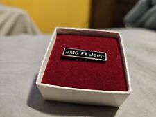 AMC JEEP Spellout Emblem Enamel Metal Bar Pin Pinback Hat Backpack picture