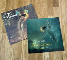 2 Fairies Calendars 2000 & 2005 Art Prints great for framing or crafting UNUSED picture