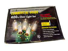 NOS Commercial Grade 400ct Clear Light set Indoor/Outdoor picture