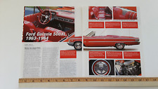 1963 - 1964 FORD GALAXIE 500XL ORIGINAL 2004 ARTICLE picture