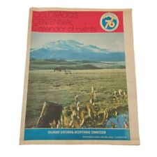 Rare 1976 Colorado Bicentennial Official Calendar Of Events Newspaper Prop Gift picture