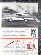 1958 ADVERTISING for Holley Carburetor Co Distributers in Fords picture