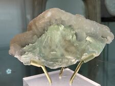 Rare-Fluorite-Calcite-Green Fluorite-Mineral-Xianghualing Mine, Hunan-China-412g picture