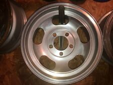 Set of 4 14X6 Fenton Gyro Racing Wheels, 5X4.5 Bolt Pattern, Never Mounted picture
