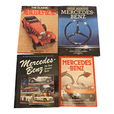 4 MERCEDES BENZ CLASSIC CAR HISTORY PHOTOS BOOK LOT MINT CONDITION picture