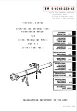 254 Page 90-MM RECOILLESS RIFLE M67 Anti-Tank Operator Maintenance Manual on CD picture