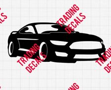 2016 FORD MUSTANG S-550 silhouette vinyl sticker Decal picture