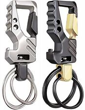 2Pcs KeyChains EDC Key Rings Key Chains Bottle Opener Auto Car Keys Tactical picture