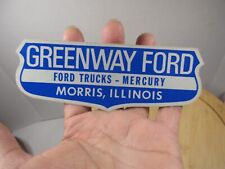 vintage Greenway Chrysler AMC Plymouth Dodge auto car dealership decal sticker picture