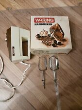 Vintage Waring Hand Mixer Almond New old Stock Ugly Box But New picture