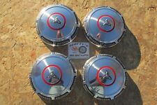 1969-74 DODGE CHARGER, SUPER BEE, CORONET RED LINE STAINLESS HUBCAPS NEW~4 247-R picture