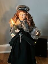 Victorian Telco Animated Vintage Redhead Vintage Motionette  Girl With Tags picture