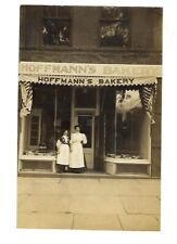 c1909 RPPC Postcard Front of Hoffman's Bakery Store picture