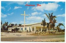 Lantana FL Community Church Vintage Postcard Florida picture