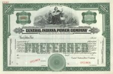 Central Indiana Power Co. - Specimen Stock - Specimen Stocks & Bonds picture