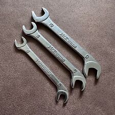 3x VINTAGE McEWANS OFFSET IGNITION SPANNERS 5mm - 10mm METRIC MADE IN JAPAN picture