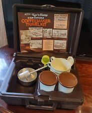 Vintage KAR 'N HOME Portable 120/12V Coffee Pot Maker Travel Kit W/Case  picture