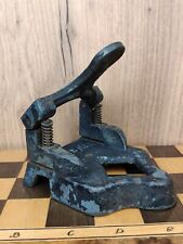 Vintage sharp cast iron hole punch USSR 1930s. Tool picture
