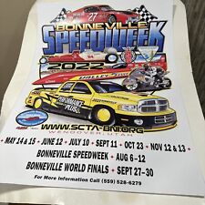 Bonneville Speed Week 2022 Poster picture