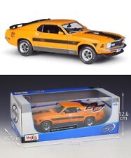 MAISTO 1:18 1970 Ford Mustang Mach 1 Alloy Diecast Vehicle Car MODEL Toy Collect picture