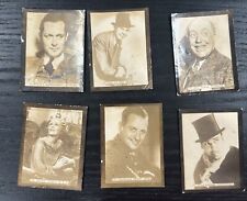 LOT OF 6 -1935 Aguilitas Cuban Tobacco Cards Hollywood Stars *1886 picture