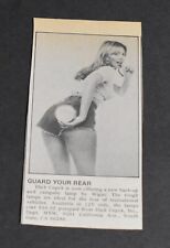 1975 Print Ad Guard your Rear Dick Cepek 12v Lamps South Gate CA art pinup girl picture