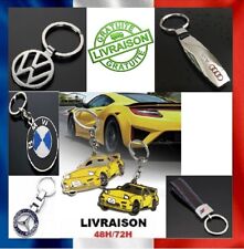 KEYCHAIN 3D METAL CHROME NEW OR LEATHER KEYCHAIN DOOR picture