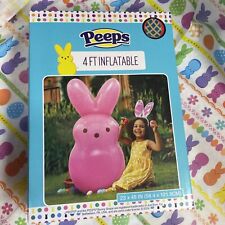 Peeps PINK 4 Ft Inflatables Brand New In Box  Bunny Rabbit Easter So Cute 🐰💕 picture