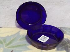 Libbey Colbalt Blue Vintage Duratuff Dessert Bowls Set of 2 NWT picture
