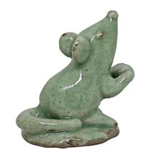 Mouse Mice Rat Lucky Ball Porcelain Green Jade Celadon Zodiac Animal Figurine picture