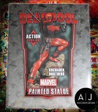 Bowen Designs Deadpool Red Action Statue DAMAGED SEE PICS picture