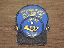 VINTAGE PATCH 1969 72nd NY VOL INF 2nd ANNUAL SKIRMISH ELLINGTON NY  CIVIL WAR picture