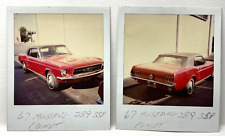 CC9 Photograph 1980's Polaroid Artistic 1967 289 35P Ford Mustang Convertible  picture