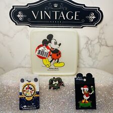 VTG NOS Walt Disney Mickey Mouse Sandwich Saver 2 Disney Pins 1 SUPER RARE LTD picture