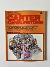 CARTER Carburetors Volume Two by Dave Emanuel 1983 Thermo Quad AFB AVS WCFB picture