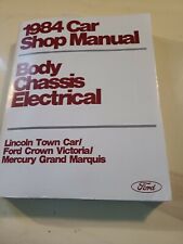 1984 FORD CAR SHOP MANUAL BODY CHASSIS ELECTRICAL  RARE VTG picture