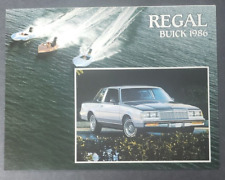 1986 Buick Regal T Type Limited Dealership Sales Brochure Canada GM-4786 picture