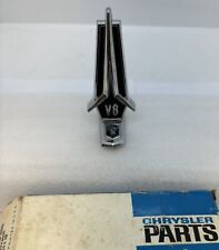 1967 Plymouth Satellite Belvedere V8 Hood Ornament NEW OLD STOCK 2785526 picture