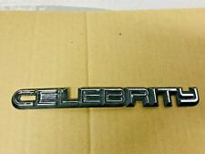 OEM 1990 1991 1992 1993 1994 Chevy Celebrity Rear Trunk Emblem Chipped Paint picture