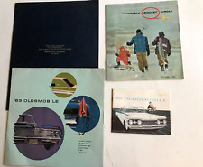 1958 1959 1963 1970 OLDSMOBILE CAR AUTO DEALER BROCHURES W FOLD-OUT 4 ITEMS picture