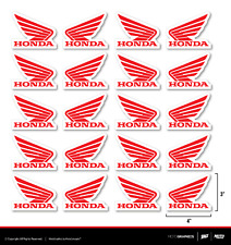 Honda Motocycle Helmet Bike Decals 20 pcs  3