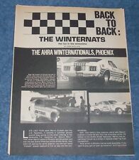 1975 AHRA Winternationals Vintage Drag Race Highlights Article Phoenix picture