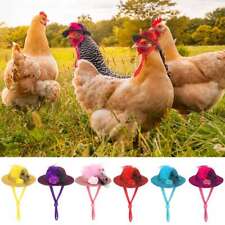 6Pcs Chicken Hats for Hens fit Chicken Clothes Costumes for Chickens Ducks Birds picture