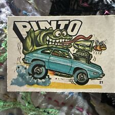 Ford Pinto 1970’s Sticker Card By Donross picture